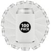 100 Pcs Bulk Blank Collapsible Can Coolers - Perfect For Sublimation Printing, HTV, Screen Printing or DIY Crafts (White) view 1