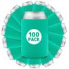 100 Pcs Bulk Quality Collapsible Can Coolers - Perfect For Sublimation Printing, HTV, Screen Printing or DIY Crafts (Emerald) view 1