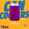 100 Pcs Bulk Quality Collapsible Can Coolers - Perfect For Sublimation Printing, HTV, Screen Printing or DIY Crafts (Emerald) view 4