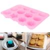 12-Grid Silicone DIY Chocolate Cake Pudding Fondant Baking Mould Kitchen Supply view 4