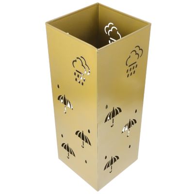 Cabilock Umbrella Bucket Stand for Entryway Stylish Storage Rack for Umbrellas and Walking Sticks Compact Design for Neat Organization Hallways and Home Decor