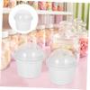 ABOOFAN 5pcs Plastic Popcorn Buckets with Dome Lids and Handles Versatile Snack Bowls for Ice Cream Candy and Chips for Parties and Festivals view 3