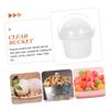 ABOOFAN 5pcs Plastic Popcorn Buckets with Dome Lids and Handles Versatile Snack Bowls for Ice Cream Candy and Chips for Parties and Festivals view 4