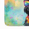 Caroline's Treasures Scottish Terrier Hippie Dawg Memory Foam Kitchen Mat Machine Washable Anti-Fatigue Mat Cushion Comfort Bath Mat or Kitchen Rug view 4