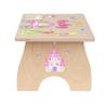 Princess Step Stool for Toddlers- Personalized Wood Kids Step Stool with Name for Kitchen Sink, Bathroom, Potty Training, Toilet, Kitchen Sink- Sturdy and Safe- Made in USA by BloomOwl (Princess) view 3
