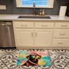 Caroline's Treasures Chocolate Labrador Hippie Dawg Memory Foam Kitchen Mat Machine Washable Anti-Fatigue Mat Cushion Comfort Bath Mat or Kitchen Rug view 2