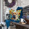 Caroline's Treasures in Sunflowers Throw Pillow, 18Hx18W, Shar Pei 6159 view 4