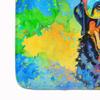 Caroline's Treasures Rottweiler Hippie Dawg Memory Foam Kitchen Mat Machine Washable Anti-Fatigue Mat Cushion Comfort Bath Mat or Kitchen Rug view 4