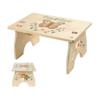 Step Stool for Toddlers- Personalized Wood Kids Step Stool with Name for Kitchen Sink, Bathroom, Potty Training, Toilet, Kitchen Sink- Sturdy and Safe- Made in USA by BloomOwl (Butterfly) view 1