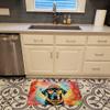 Caroline's Treasures Black Labrador Hippie Dawg Memory Foam Kitchen Mat Machine Washable Anti-Fatigue Mat Cushion Comfort Bath Mat or Kitchen Rug view 2