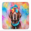 Caroline's Treasures Chocolate Labrador Hippie Dawg Memory Foam Kitchen Mat Machine Washable Anti-Fatigue Mat Cushion Comfort Bath Mat or Kitchen Rug view 1