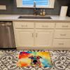 Caroline's Treasures Bullmastiff Hippie Dawg Memory Foam Kitchen Mat Machine Washable Anti-Fatigue Mat Cushion Comfort Bath Mat or Kitchen Rug view 2