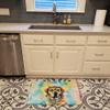 Caroline's Treasures Mastiff Hippie Dawg Memory Foam Kitchen Mat Machine Washable Anti-Fatigue Mat Cushion Comfort Bath Mat or Kitchen Rug view 2