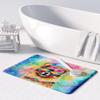 Caroline's Treasures Pomeranian Hippie Dawg Memory Foam Kitchen Mat Machine Washable Anti-Fatigue Mat Cushion Comfort Bath Mat or Kitchen Rug view 3