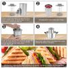 Deli Meat Press with Thermometer - Stainless Steel Ham Meat Press Maker, Healthy Homemade Lunch Meat Press Mold, Easy Clean Deli Meat Ham Press Cooker for Sandwiches, Lunches & Meal Prep view 4