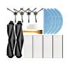 BCWBLWE Roller Brushes, Side Brushes, Mop Cloths, StrainersCompatible for Yeedi K650 Robot Vacuum Cleaner Spare Parts Accessories (Size : 8pcs Side Brush) view 2