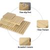 Bamboo Wood Bath Mats,Bamboo Duckboard Bath Mat,Non Slip Bathmat, Wooden Rug for Shower Tub Spa and Sauna Floors for Bathroom Showers, Bathtubs, Floors,Customizable,75x110cm/30x43in view 3
