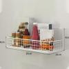 Magnetic Spice Rack, Iron Painting Magnetic Spice Rack Moveable Magnetic Spice Organizer Metal Strong Magnetic Shelf for Fridge for Kitchen Space Saving() view 2