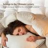 BPC Lightweight Organic Feather Down Comforter Oversized Queen, Hotel-Luxury Fluffy Duvet Insert with Cotton Cover and Puffy Feather Down Filling, for Summer/Hot Sleepers, Ivory White, 98x98 Inches view 3