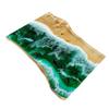 Coastal Ocean Sea Aquarium Marine Epoxy Table, Hand Crafted Table, Whale Table, Handmade Ocean Themed Blue Table, Coffee Table, Dining Table, Home Decor (24x36 inch, Only Table Top) view 1