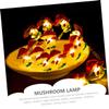 MAGICLULU Led Mushroom String Lights Festival Decorative Lights for Parties Gardens and Home Decor Battery Operated Warm Atmosphere view 3