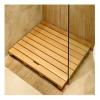 Luxury Bamboo Mat Wood Shower Mat,Bamboo Bath Mat,Nature Bamboo Wooden Bath Mat,Bamboo Shower Mat,Non Slip Shower Tub Mat for Bathtub,Shower,Sauna,for Indoor Or Outdoor,70x90cm/28x36in view 1