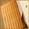 Luxury Bamboo Mat Wood Shower Mat,Bamboo Bath Mat,Nature Bamboo Wooden Bath Mat,Bamboo Shower Mat,Non Slip Shower Tub Mat for Bathtub,Shower,Sauna,for Indoor Or Outdoor,70x90cm/28x36in view 2