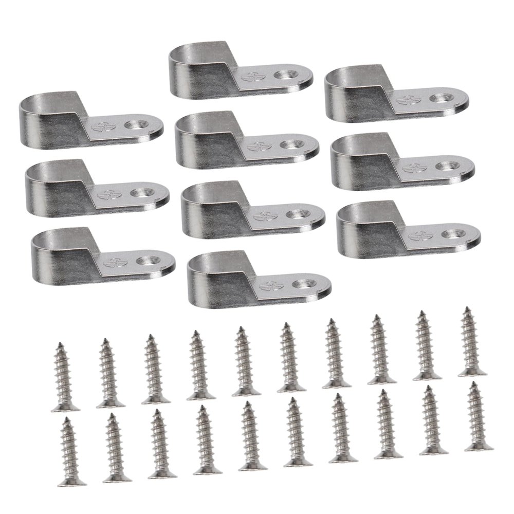 MAGICLULU 90pcs Oval Closet Rod End Supports Cast Rod Accessories Wardrobe Tube Support Bracket Hanging Holder Furniture Hardware
