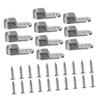 MAGICLULU 90pcs Oval Closet Rod End Supports Cast Rod Accessories Wardrobe Tube Support Bracket Hanging Holder Furniture Hardware view 1