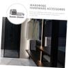 MAGICLULU 90pcs Oval Closet Rod End Supports Cast Rod Accessories Wardrobe Tube Support Bracket Hanging Holder Furniture Hardware view 3