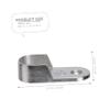 MAGICLULU 90pcs Oval Closet Rod End Supports Cast Rod Accessories Wardrobe Tube Support Bracket Hanging Holder Furniture Hardware view 4