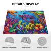 Bedbliss Sea Turtle Dish Drying Mat, Microfiber Design,Absorbent And Versatile Kitchen Essential 18x24 inch view 4