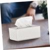 Amosfun 1pc Elegant Tissue Box Holder Stylish Napkin Case for Home Office for Bathroom Living Room Automotive Use Unique and Tissue Storage view 3