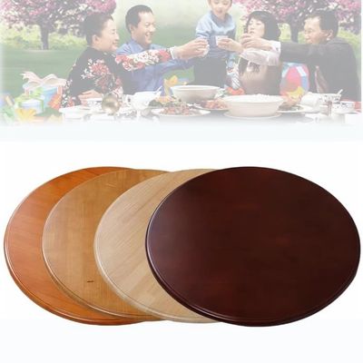 30in 40in Dining Table Turntable Rotating Lazy Susan Turntable Tabletop Rotating Serving Tray Round Countertop Serving Plate, Smooth, Easy to Clean (Color : Log, Size : 100cm/40inch)