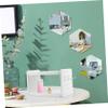 Amosfun Double Layer Makeup Organizer Compact Cosmetics Storage Rack for Bathroom Home with Bucket Hooks Design for Easy Access and Organization view 2