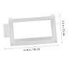 Amosfun Double Layer Makeup Organizer Compact Cosmetics Storage Rack for Bathroom Home with Bucket Hooks Design for Easy Access and Organization view 3