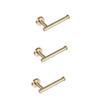Ciieeo 3pcs Creative Versatile Gold Bathroom Shelf Towel Rack and Clothes Hook Space Saving Paper Towel Holder for Home Rustproof and Elegant Design for Tidy Spaces view 1
