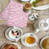 Kontanderi Ombre Pink Plaid Dish Towels Waffle Kitchen Towels Set, Absorbent Quick Drying Towel Cleaning Modern Minimalism Art Lattice Hand Towels for Bathroom 2 Pack Dish Cloths 15.7"x23.6" view 4