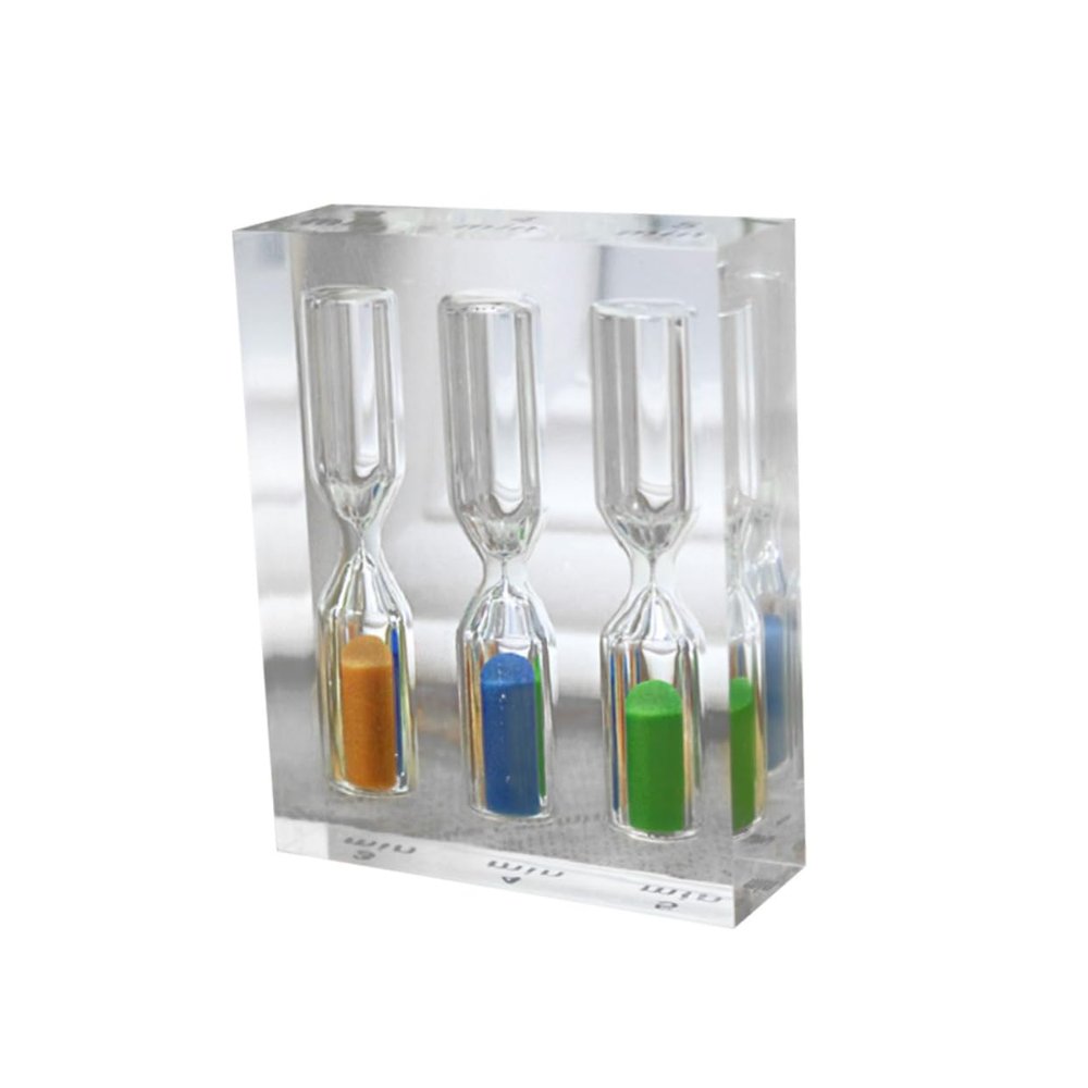RORPOIR Colorful Acrylic Sand Timer for Home Office Kitchen Compact Visual Countdown Clock for Cooking Baking Games and Exercise
