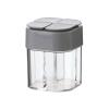 LEIXIUSM Spice Dispenser Spice Racks Seasoning Jar Square Glass Container Seasoning Spice Organizer Outdoor Camping Seasoning Container Spices Organizer, White view 1