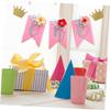 Vaguelly Girls 1st Birthday Party Highchair Banner Latte Art Bunting Decoration view 3