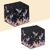 Eheartsgir Hummingbird Cherry Blossom Straws Cocktail Maker Organizer Case with Pockets for Cocktail Capsules Easy to Use & Clean Decorative Cocktail Hood Cover, Home Bar Decor view 3