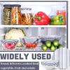 10 Pack Cloth Bowl Covers for Bread Rising - 5 Size Stretch Elastic Food Storage Container Lids - Reusable Cotton Fabric Covers for Food, Fruits, Leftovers (Fresh) view 3