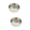 Housoutil 2pcs Porous Filter Basket for Espresso Powder Commercial Filter Reusable view 1