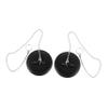 Ciieeo 2pcs Silicone Bathtub Stoppers Wear-Resistant Sealed Drain Plugs for Home Hotel Use Black Flexible Design Easy to Clean Leak view 1