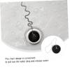 Ciieeo 2pcs Silicone Bathtub Stoppers Wear-Resistant Sealed Drain Plugs for Home Hotel Use Black Flexible Design Easy to Clean Leak view 3
