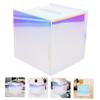 Amosfun Acrylic Tissue Box Cover Elegant Napkin Holder for Home Car Office Versatile Table Decor Smooth Edges Compact Design Housewarming for Any Occasion view 2
