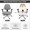 Orange Eucalyptus Office Chair Cover 2 Piece, Stretch Elastic Computer Desk Rotating Chair Seat Back Covers, Stretchable Chair Slipcover Protectors Cover Aesthetic Botanical Floral Weeping Plant view 2