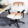 Orange Eucalyptus Office Chair Cover 2 Piece, Stretch Elastic Computer Desk Rotating Chair Seat Back Covers, Stretchable Chair Slipcover Protectors Cover Aesthetic Botanical Floral Weeping Plant view 3