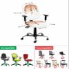 Orange Eucalyptus Office Chair Cover 2 Piece, Stretch Elastic Computer Desk Rotating Chair Seat Back Covers, Stretchable Chair Slipcover Protectors Cover Aesthetic Botanical Floral Weeping Plant view 4